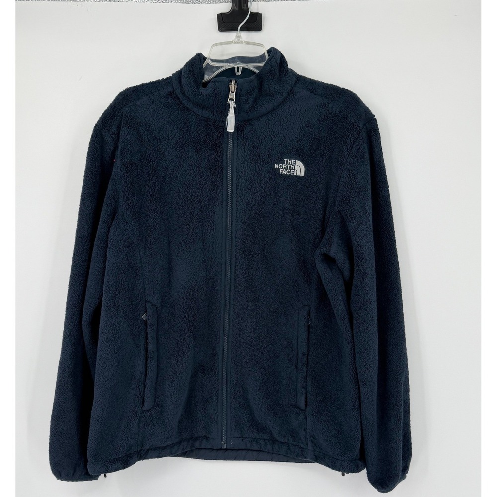 The North Face Osito Fleece Jacket Womens XL Navy Blue Full Zip FB 648209